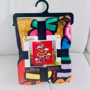 Colorful Shrek Super Soft Throw Blanket 50x60